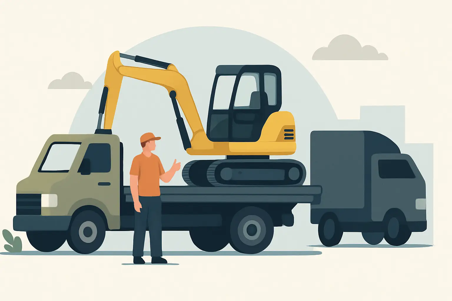 Un service de livraison de mini-pelle qui fonctionne vraiment