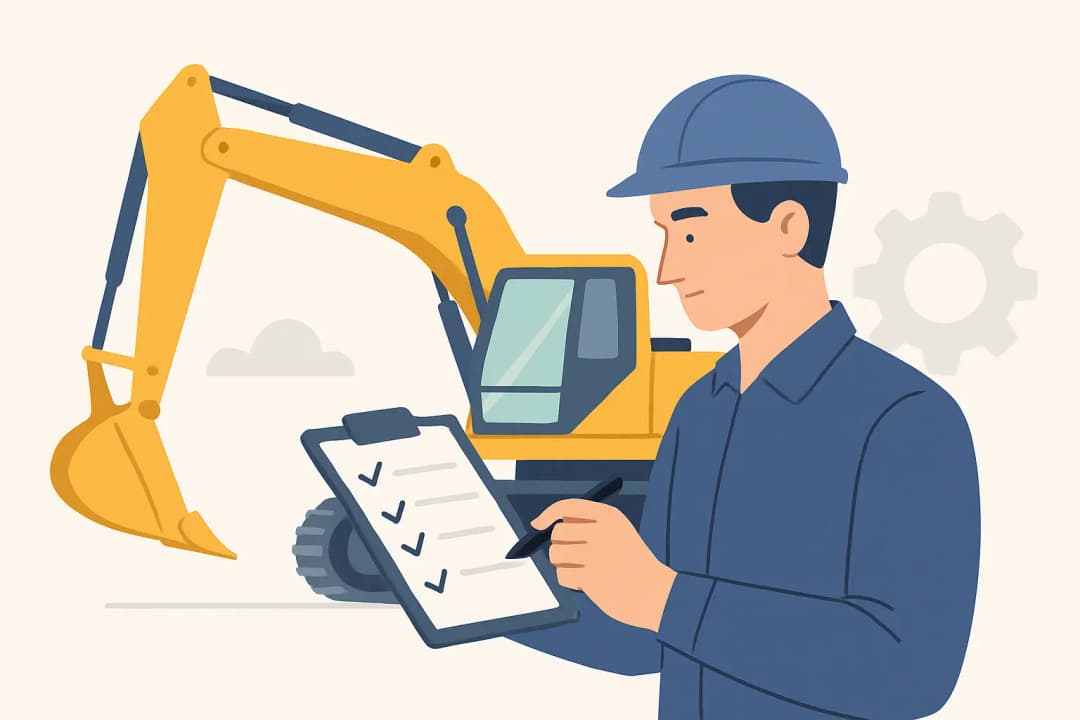 Liste de contrôle d'inspection des machines d'occasion pour éviter les pannes